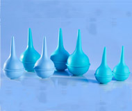 60ml PVC ear Ulcer Syringe, light blue